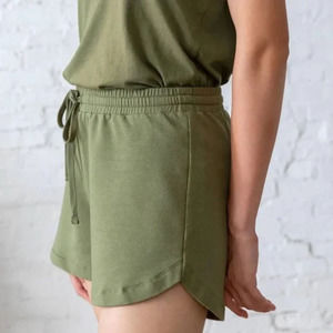Brooklinen Sage Green Bleecker Lounge Shorts size M